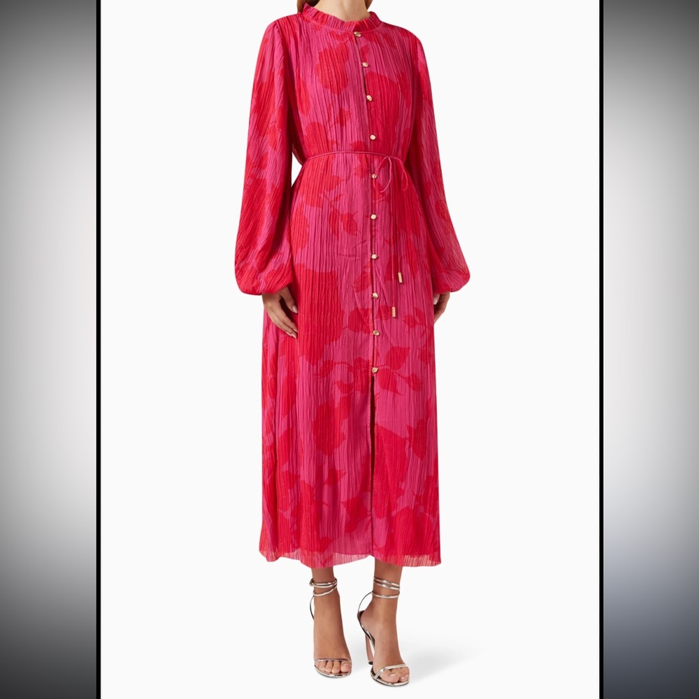 Aje Pelmet Dress Rose size 10